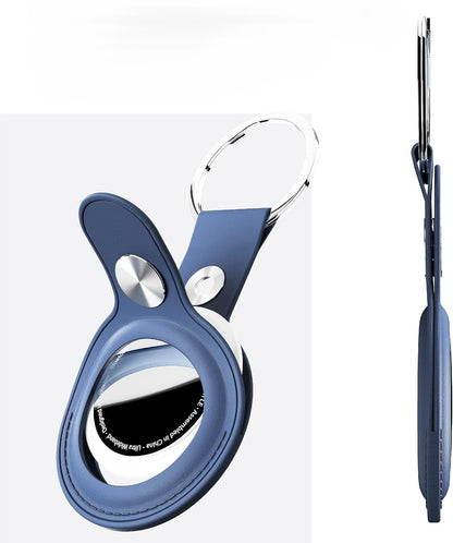 Shop KeyBudz AT2_S1_CBB Cobalt Blue AirTag keyrings. 2-pack with genuine leather holders, metal rings and secure snap closures for Apple AirTag.
