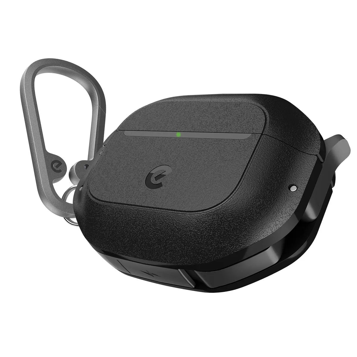 KeyBudz ElementProof Carbon Black rugged AirPods 4 protective case