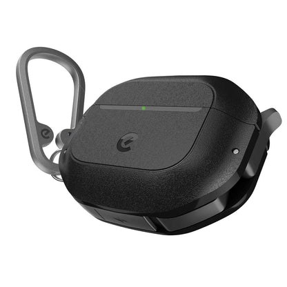 KeyBudz ElementProof Carbon Black rugged AirPods 4 protective case