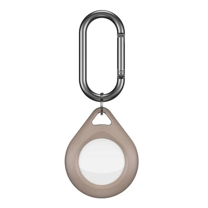 Shop KeyBudz AT4_S2_SBG Secure Dock for Apple AirTag. 4-pack in Sandy Beige with soft-touch holders, hooks and convenient storage pouches.