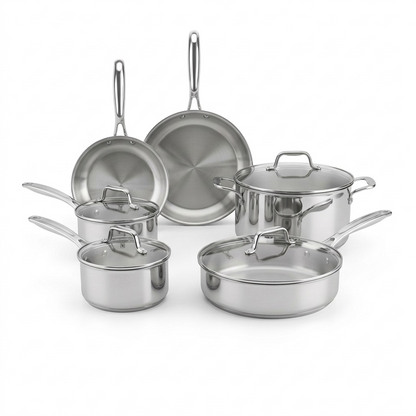 Tramontina 80154/011DS Tempo 10-piece stainless steel cookware set